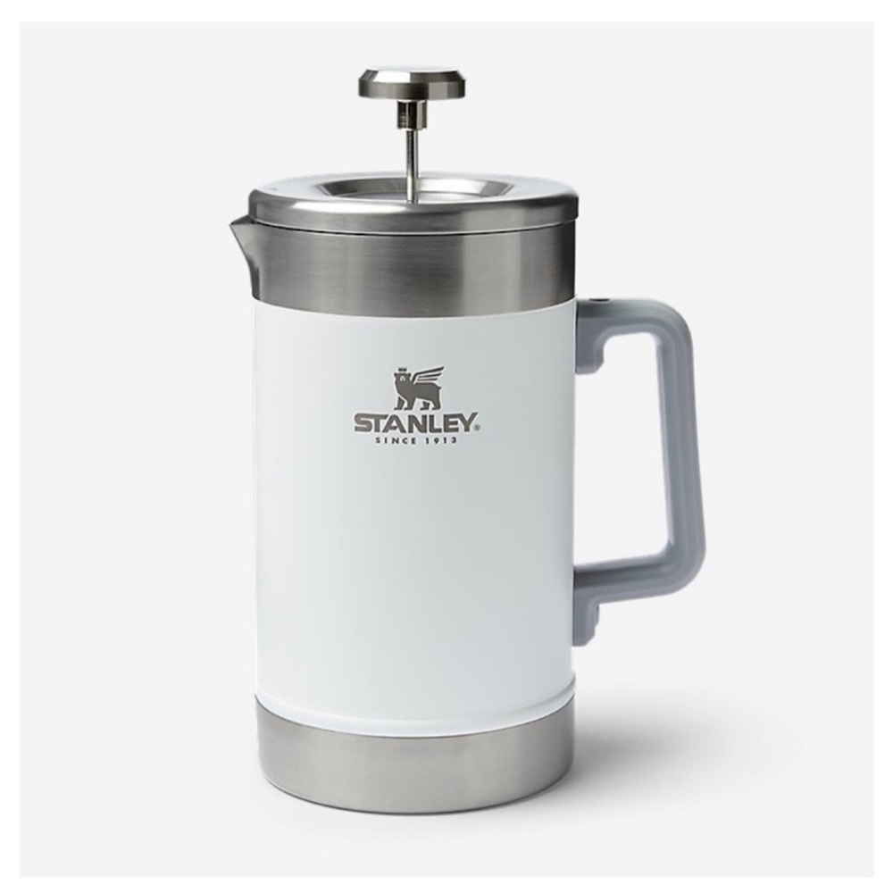 STANLEY Classic Stay Hot French Press 48oz ‘Polar’ White